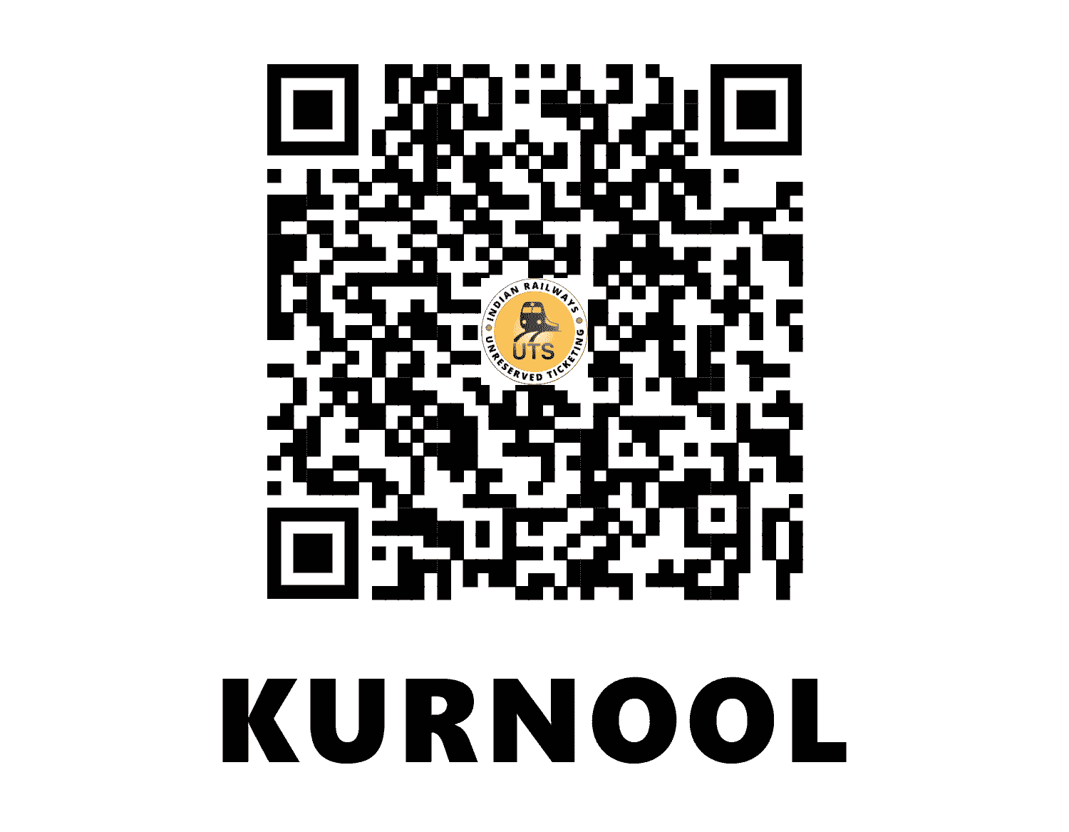 UTS QR Code for Kurnool - KRNT