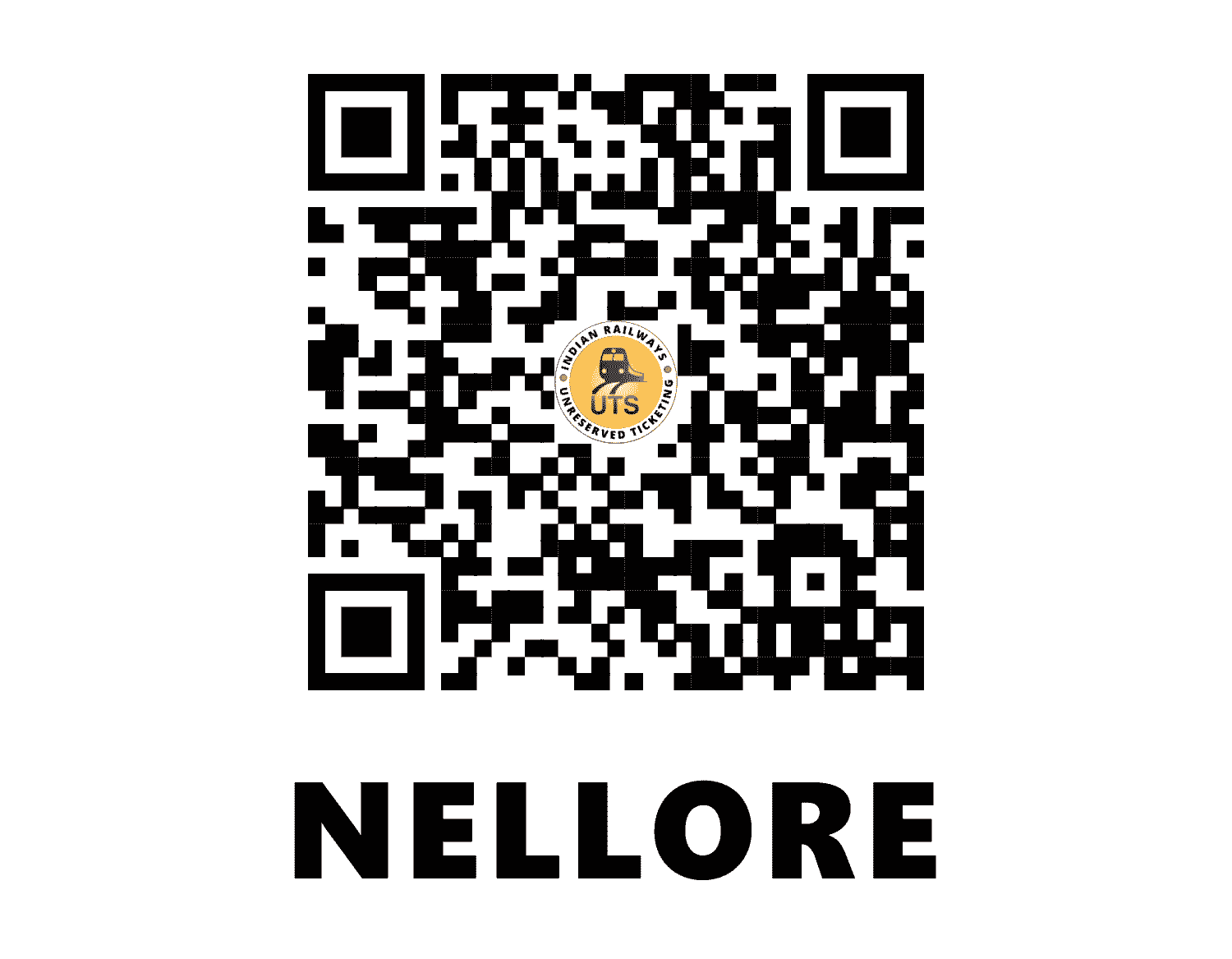 UTS QR Code for Nellore - NLR