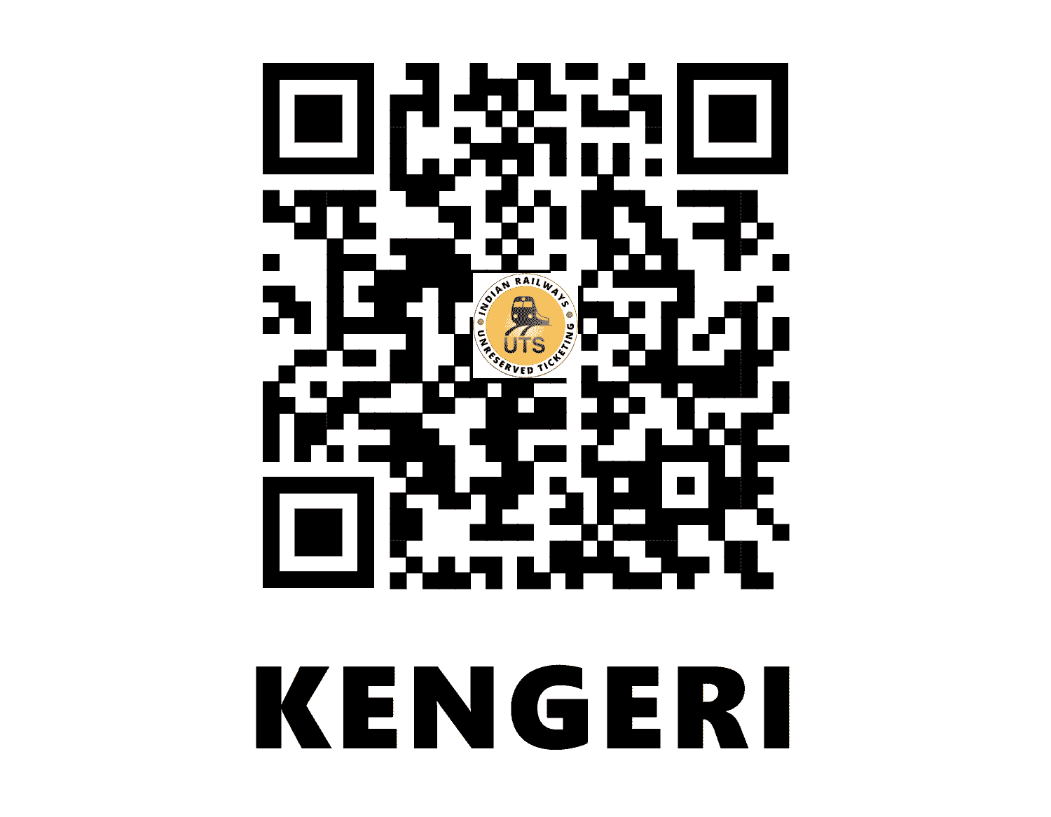 UTS QR Code for Kengeri - KGI