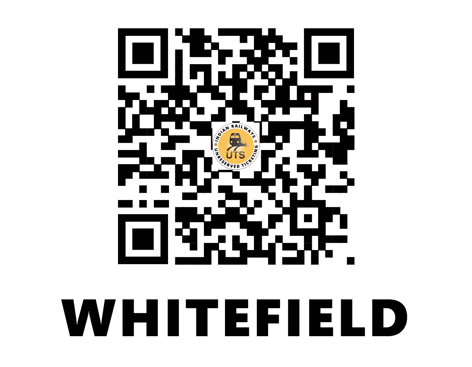 UTS QR Code for Whitefield - WFD