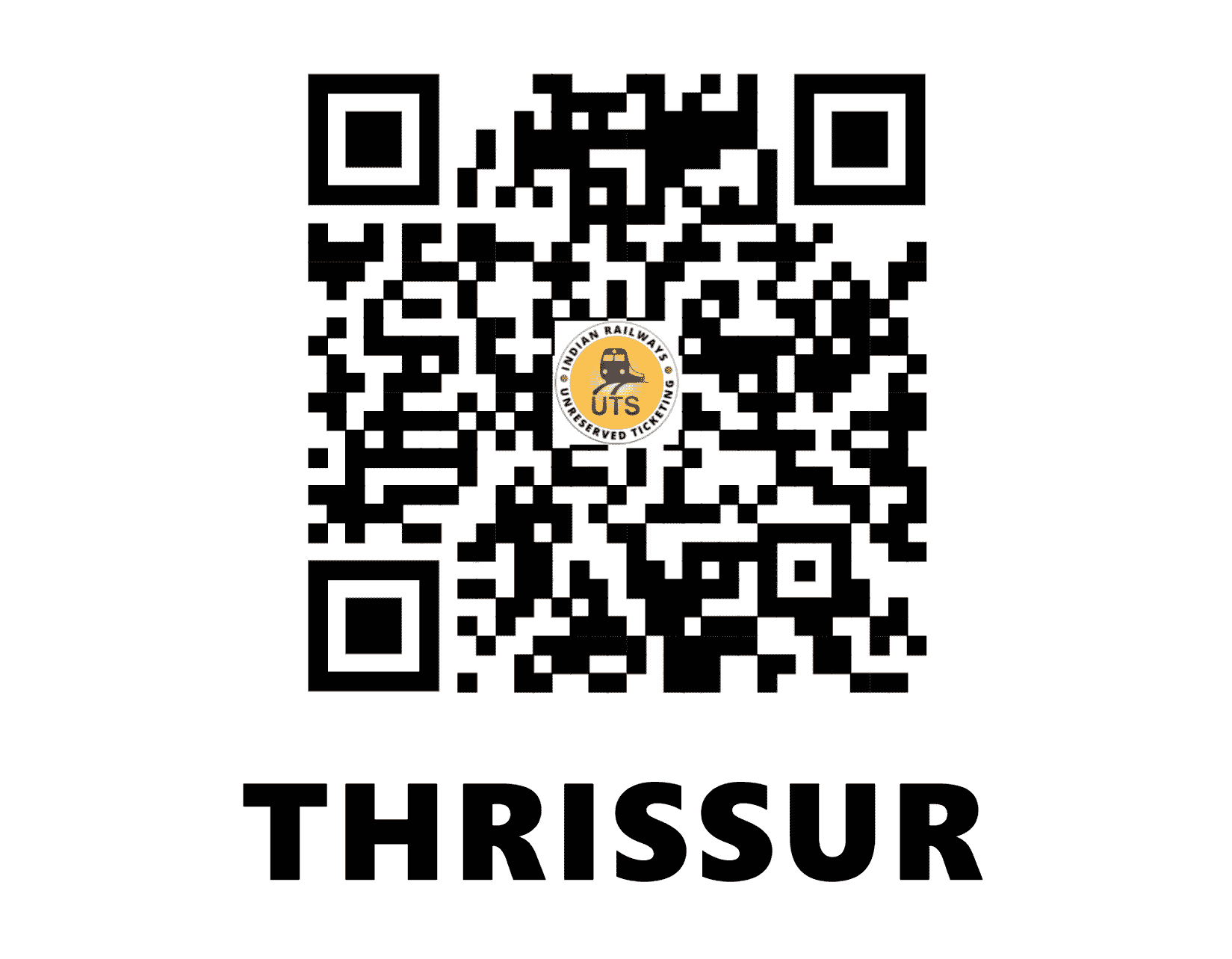 UTS QR Code for Trissur - TCR