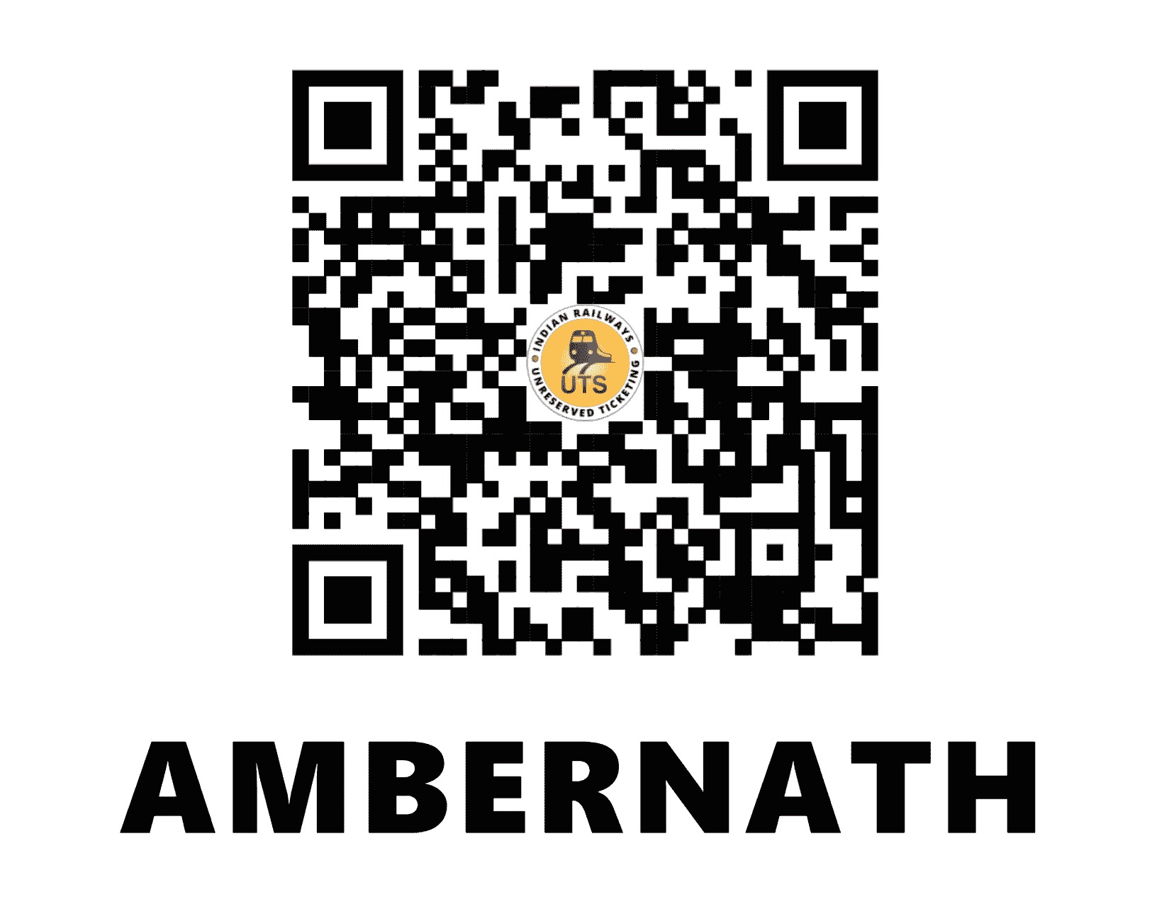 UTS QR Code for Ambernath - ABH