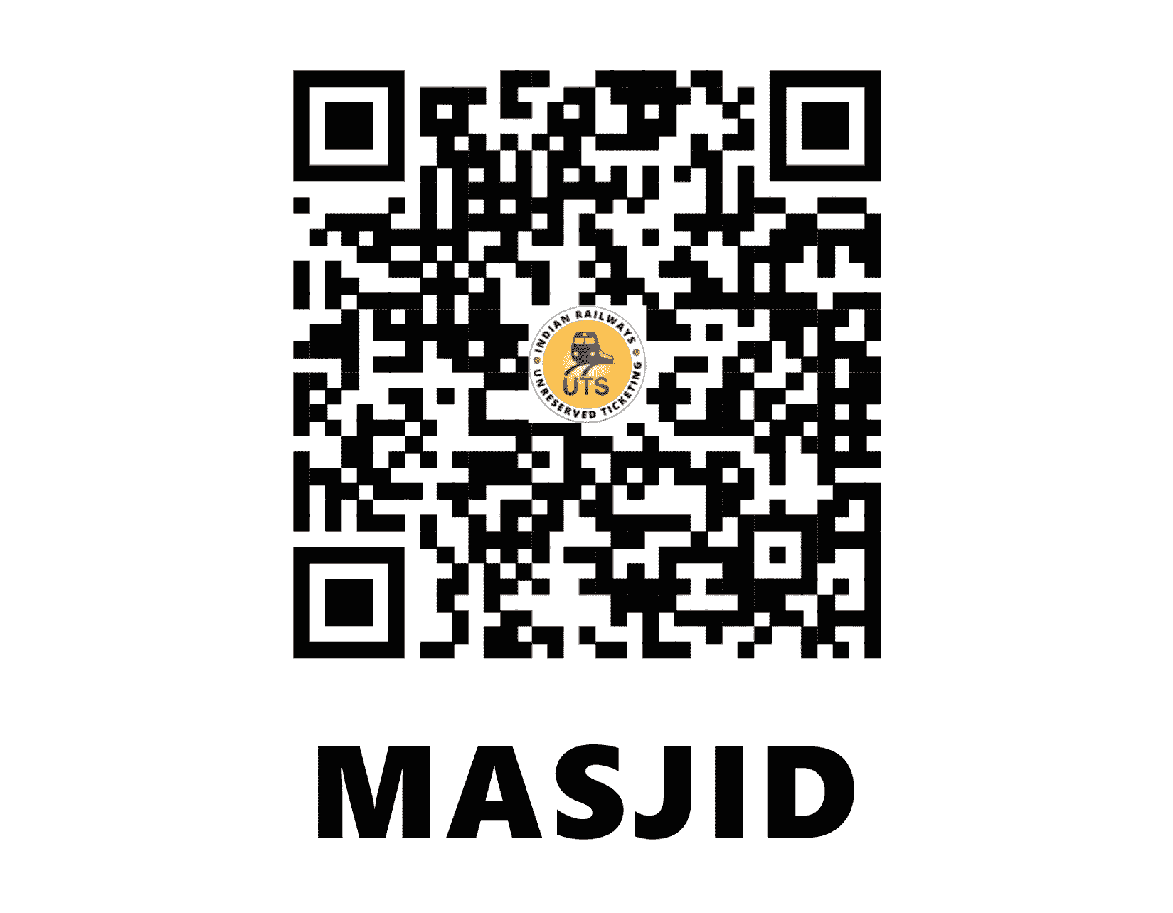 UTS QR Code for Masjid - MSD