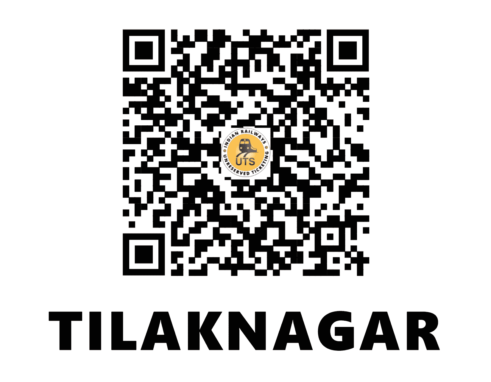 UTS QR Code for Tilaknagar - TKNG