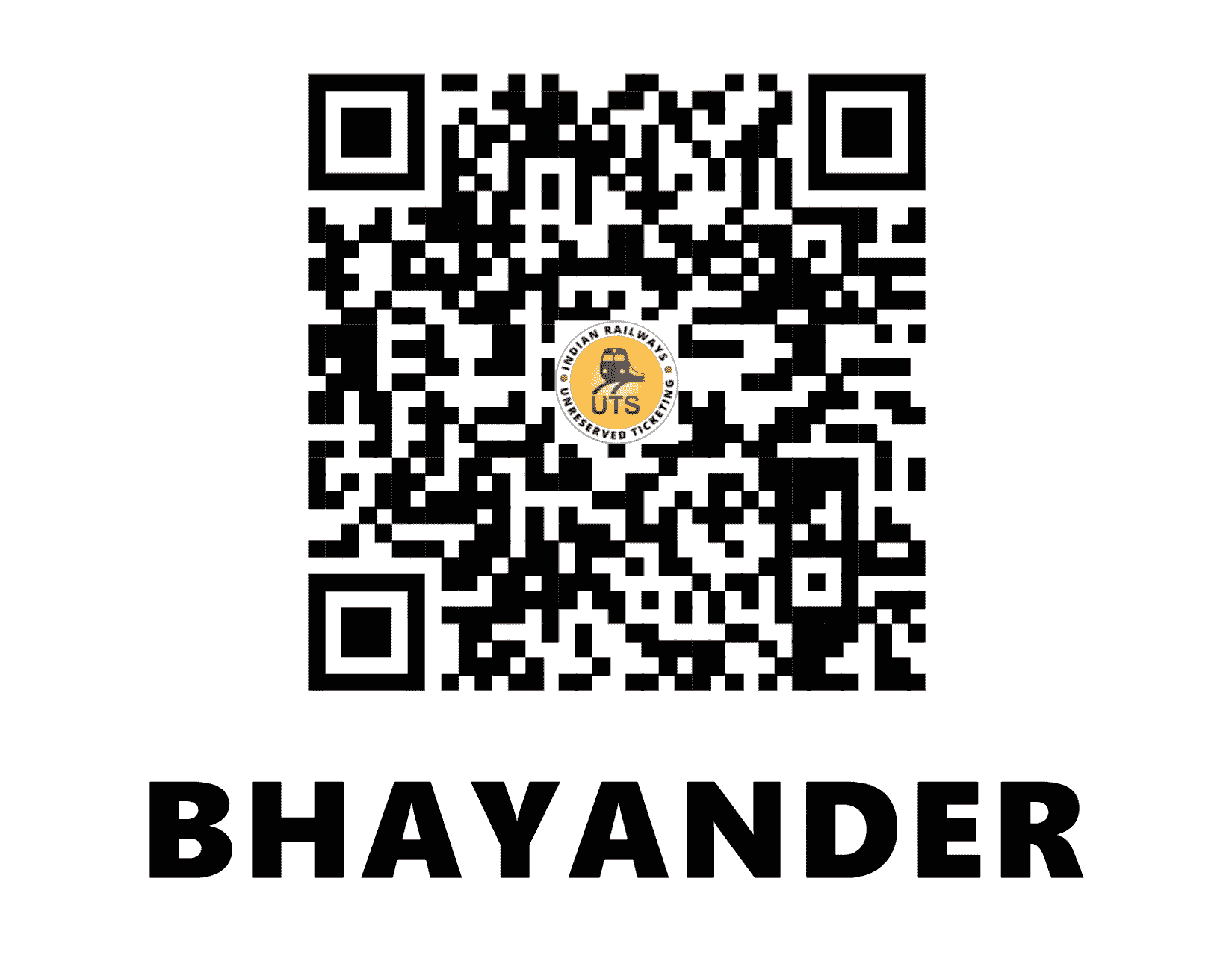 UTS QR Code for Bhayander - BY