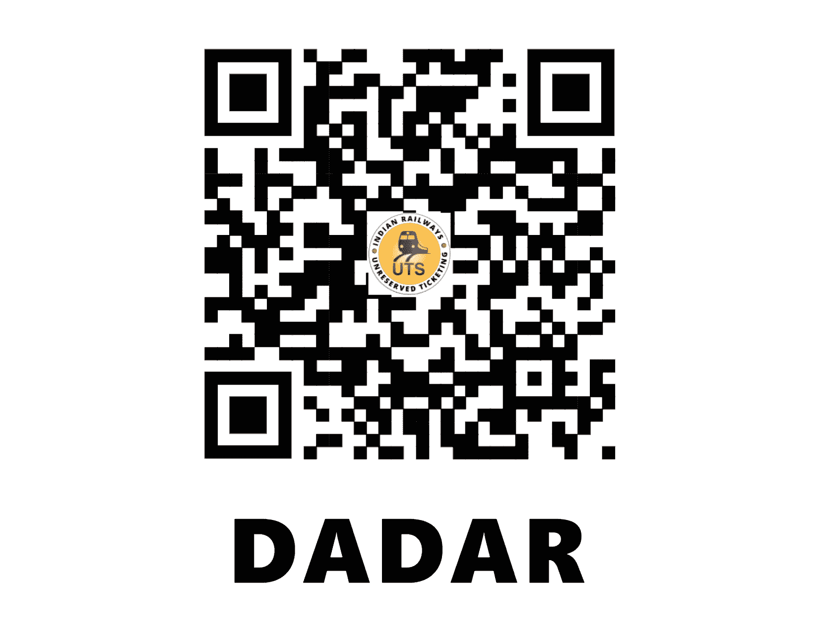 UTS QR Code for Dadar - DDR