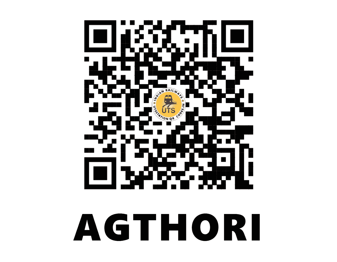 UTS QR Code for AGTHORI - AGT - NF (ASSAM)