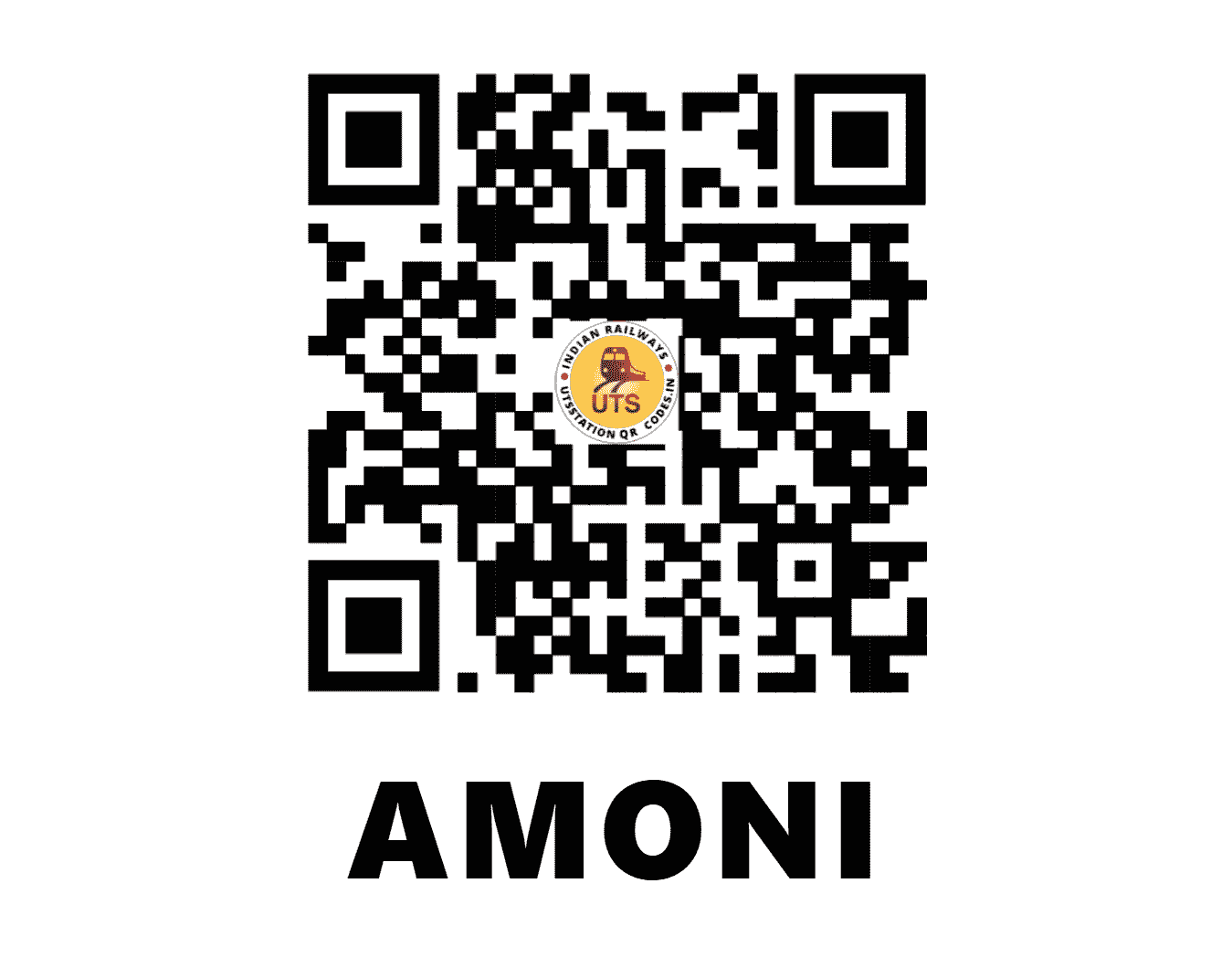 UTS QR Code for AMONI - AONI - NF (ASSAM)