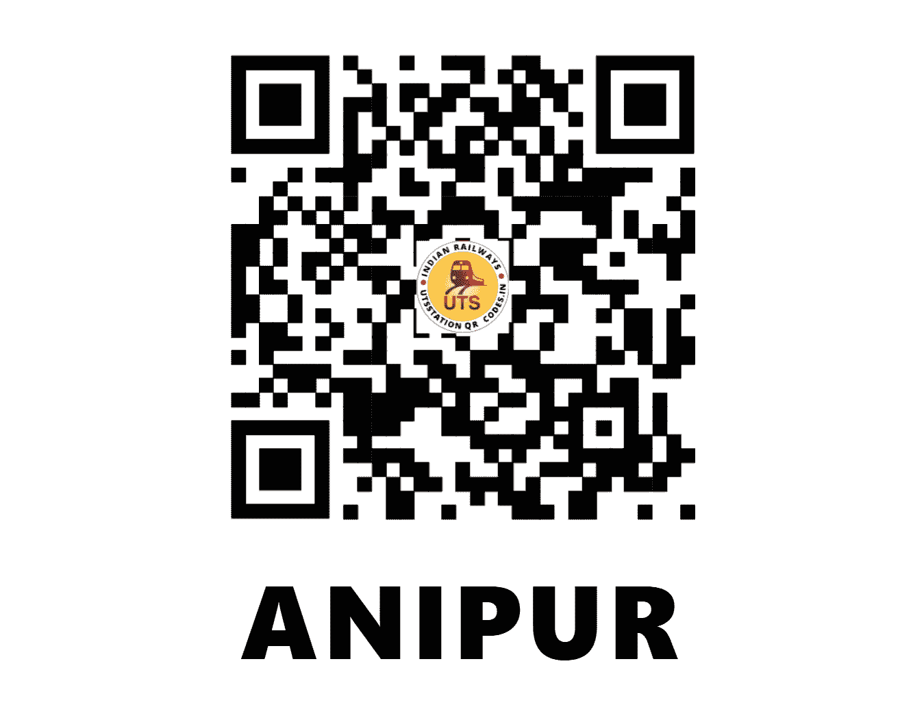 UTS QR Code for ANIPUR - APU - NF (ASSAM)
