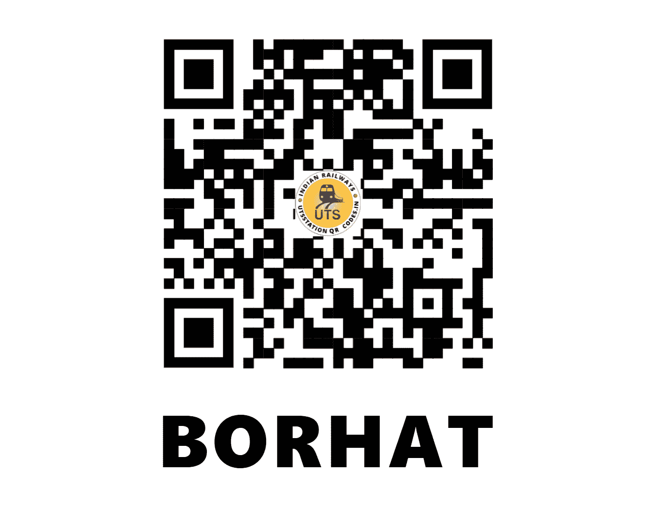 UTS QR Code for BORHAT - BFD - NF (ASSAM)