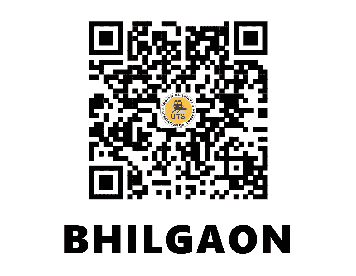 UTS QR Code for BHILGAON - BHGN - NF (ASSAM)