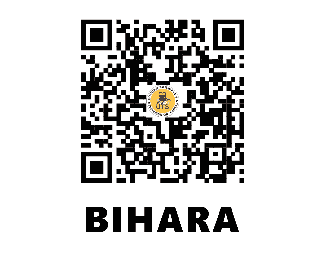 UTS QR Code for BIHARA - BHZ - NF (ASSAM)