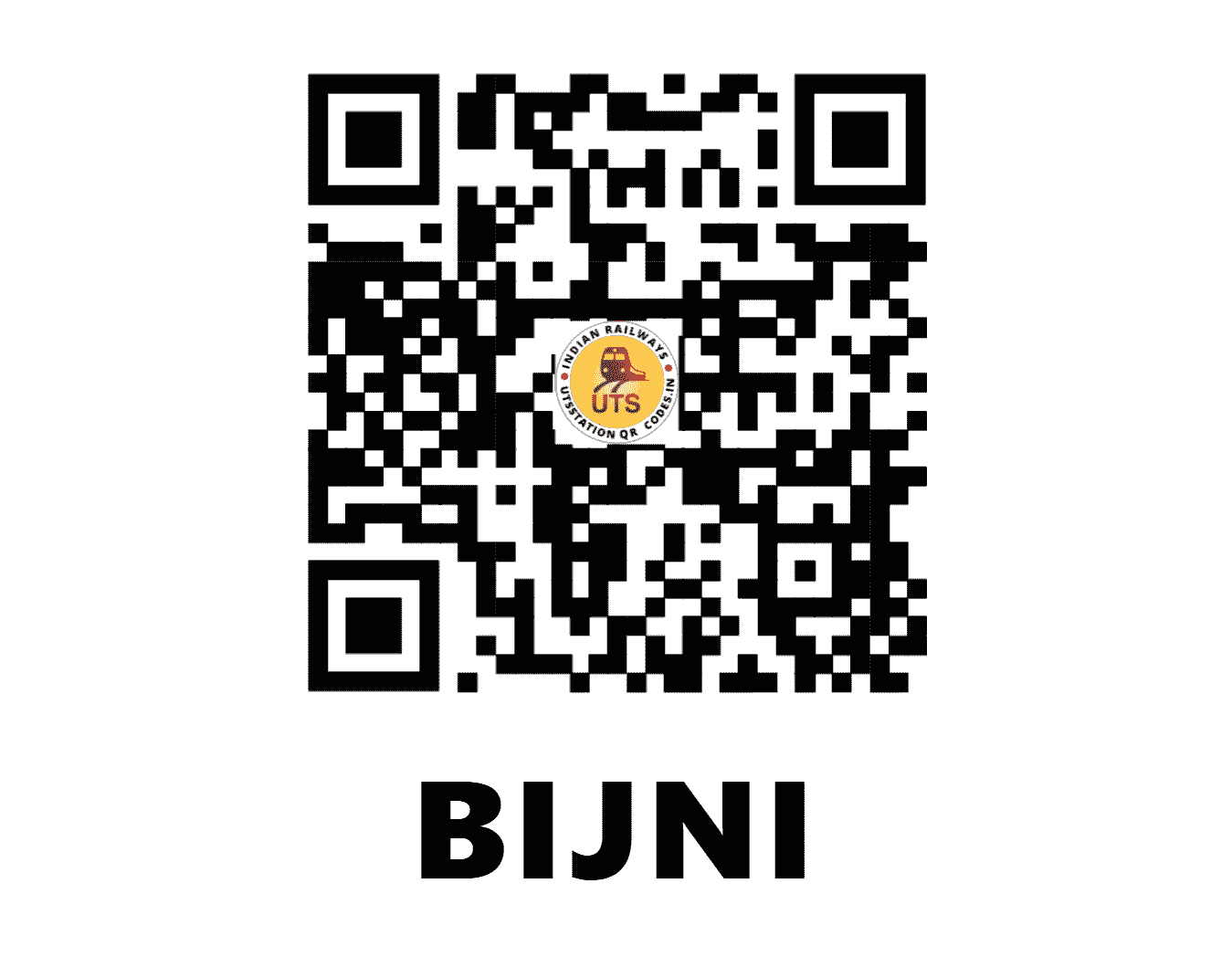 UTS QR Code for BIJNI - BJF - NF (ASSAM)