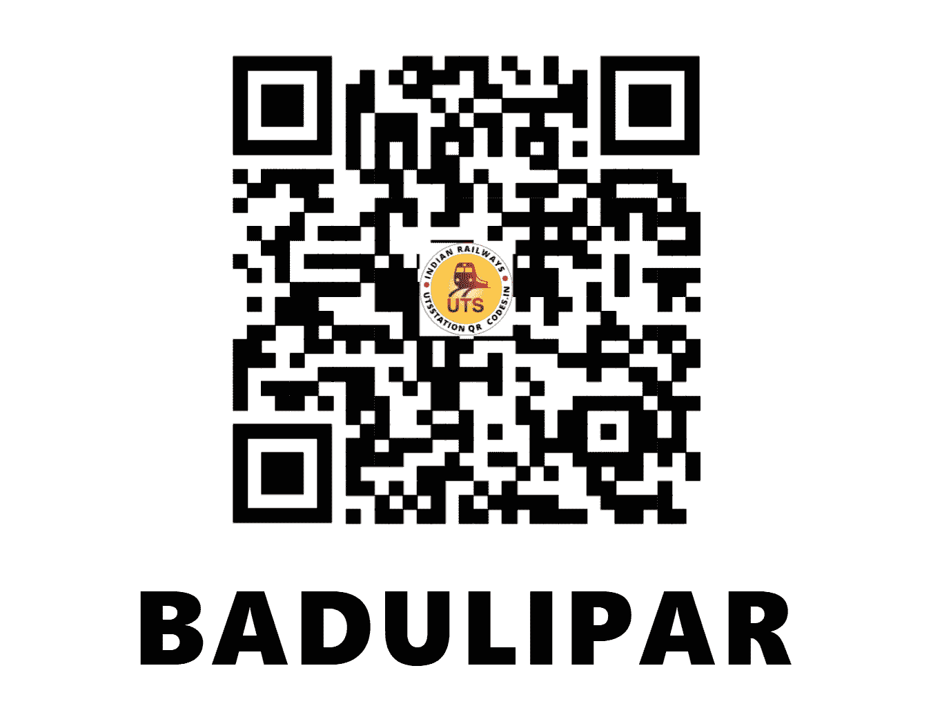 UTS QR Code for BADULIPAR - BLPR - NF (ASSAM)