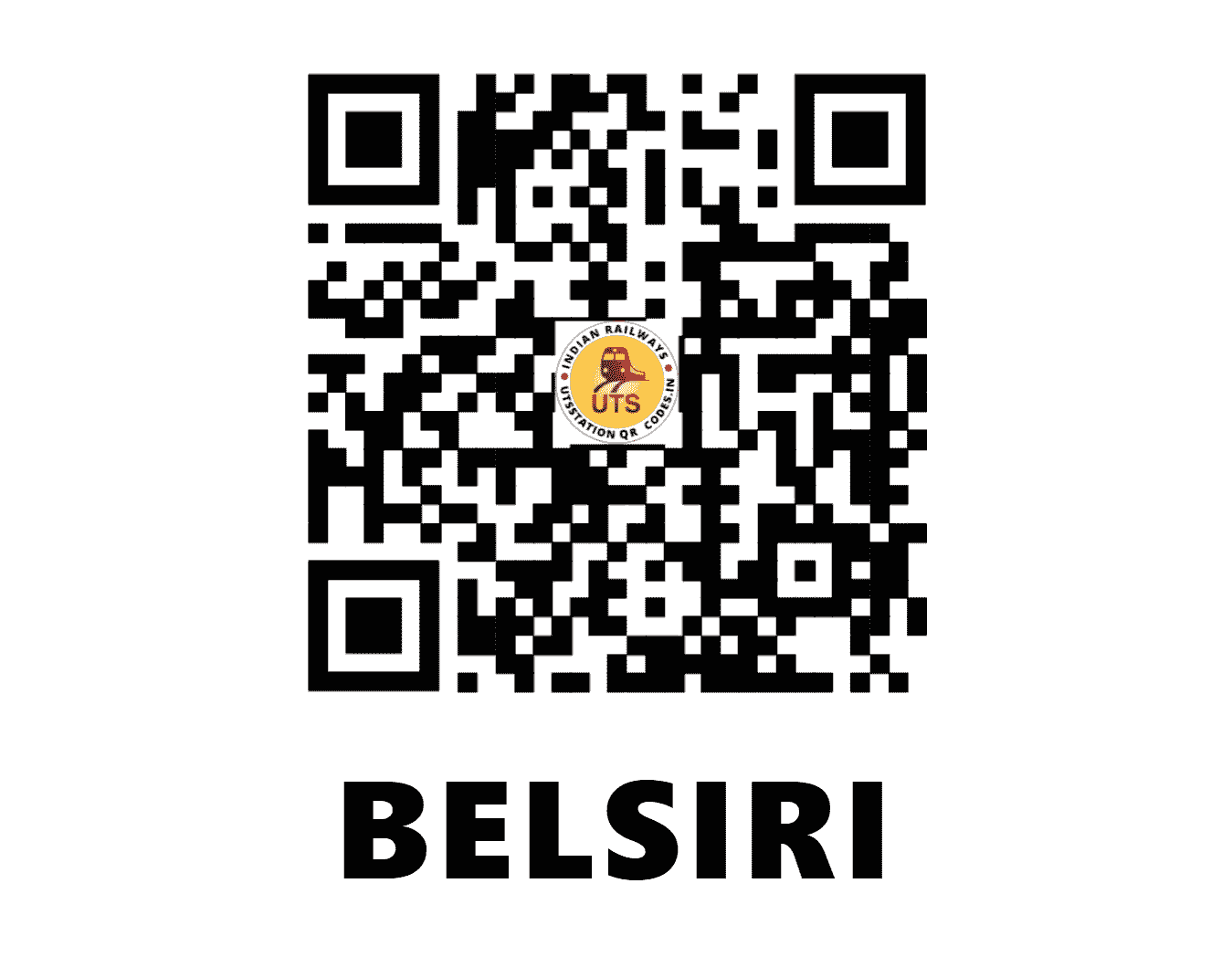 UTS QR Code for BELSIRI - BLRE - NF (ASSAM)