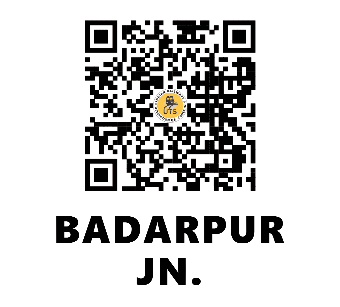 UTS QR Code for BADARPUR JN. - BPB - NF (ASSAM)