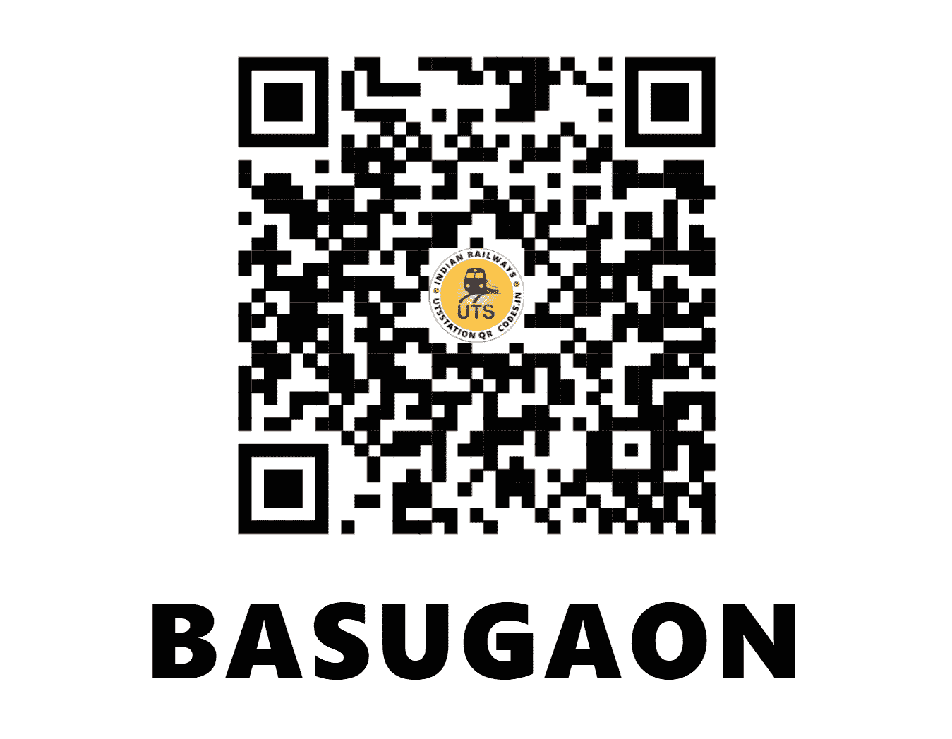 UTS QR Code for BASUGAON - BSGN - NF (ASSAM)