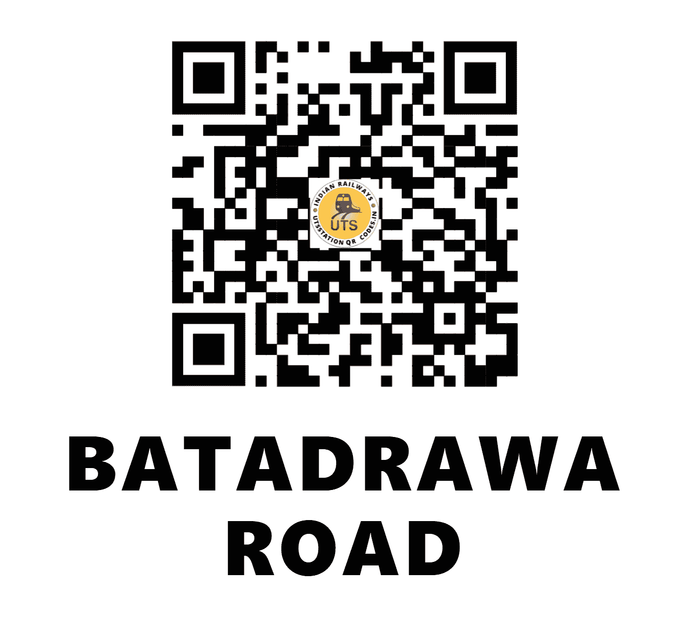 UTS QR Code for BATADRAWA ROAD - BTDR - NF (ASSAM)