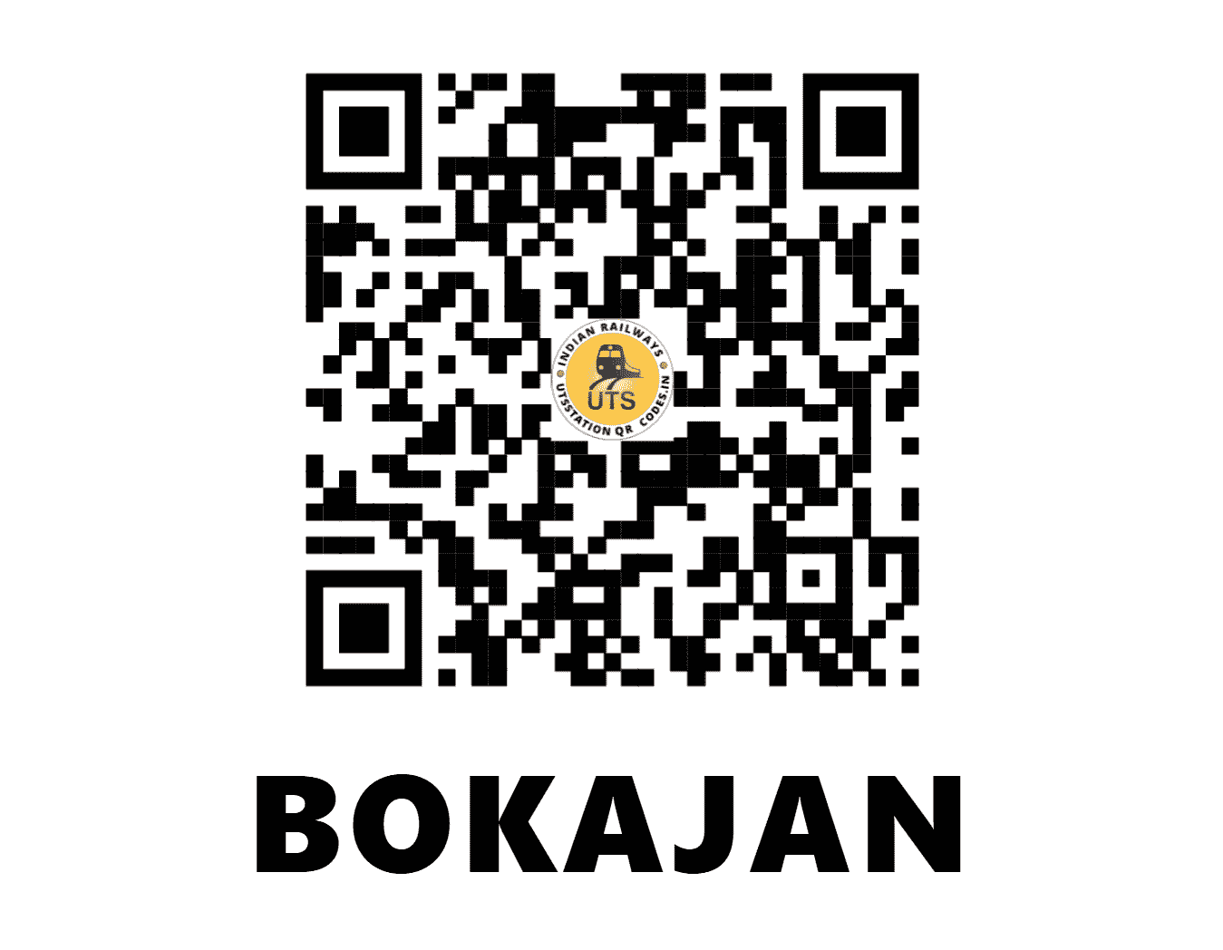 UTS QR Code for BOKAJAN - BXJ - NF (ASSAM)