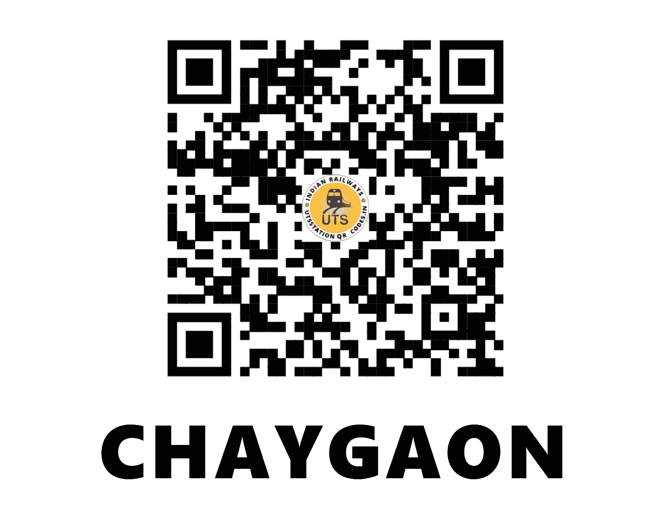 UTS QR Code for CHAYGAON - CGON - NF (ASSAM)