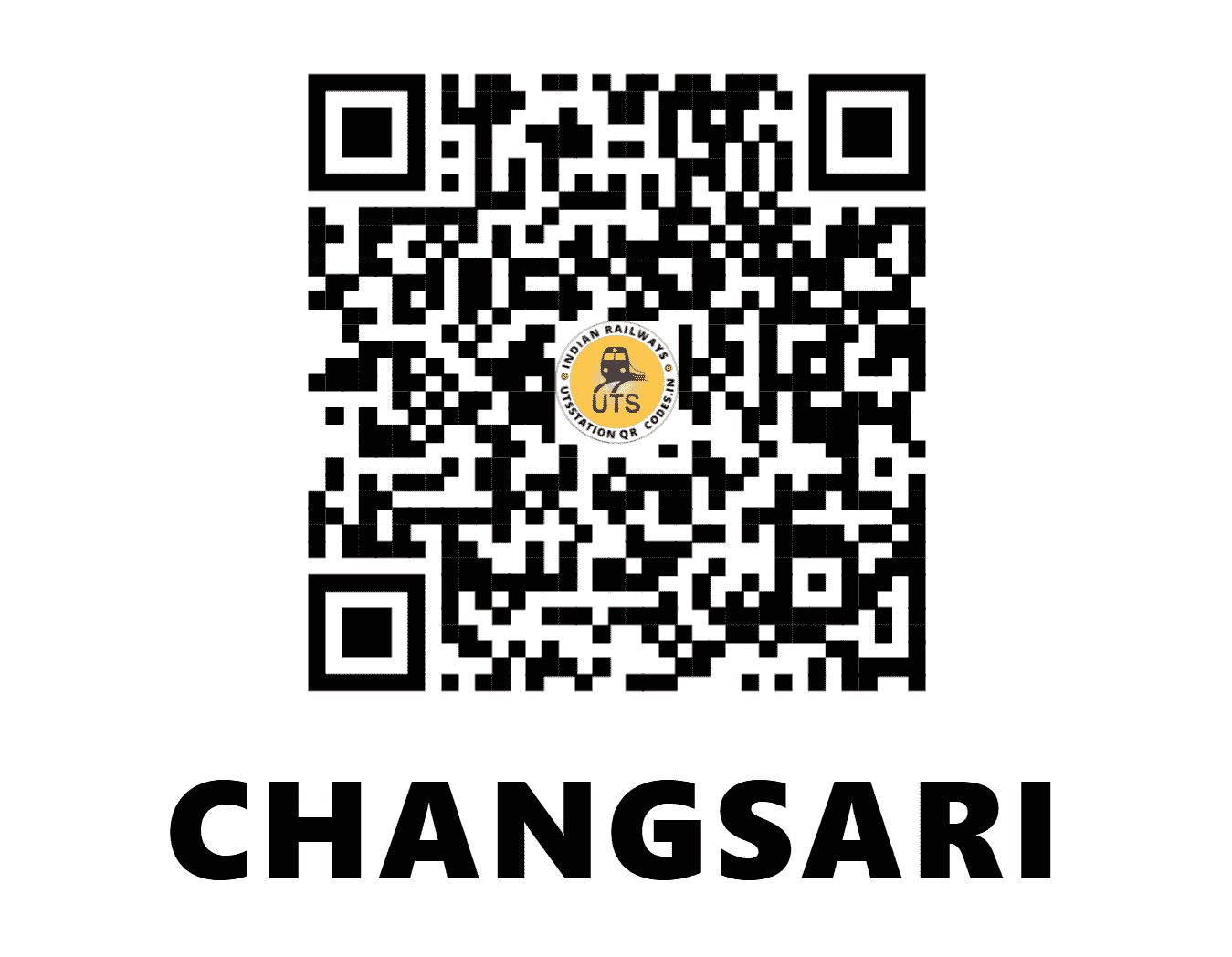 UTS QR Code for CHANGSARI - CGS - NF (ASSAM)