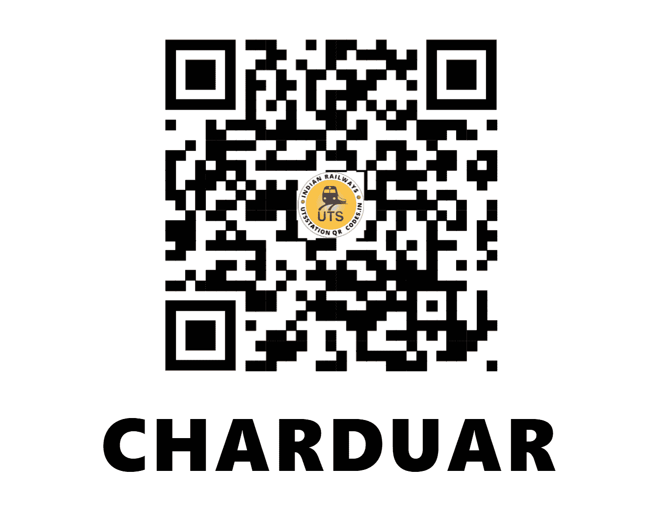 UTS QR Code for CHARDUAR - CHOD - NF (ASSAM)