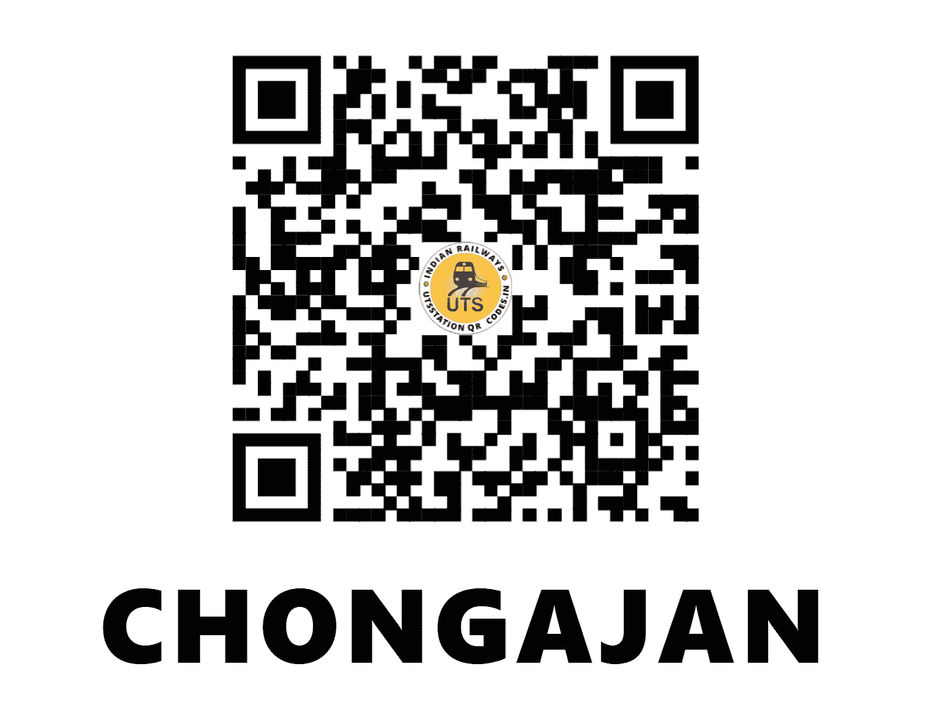 UTS QR Code for CHONGAJAN - CJA - NF (ASSAM)