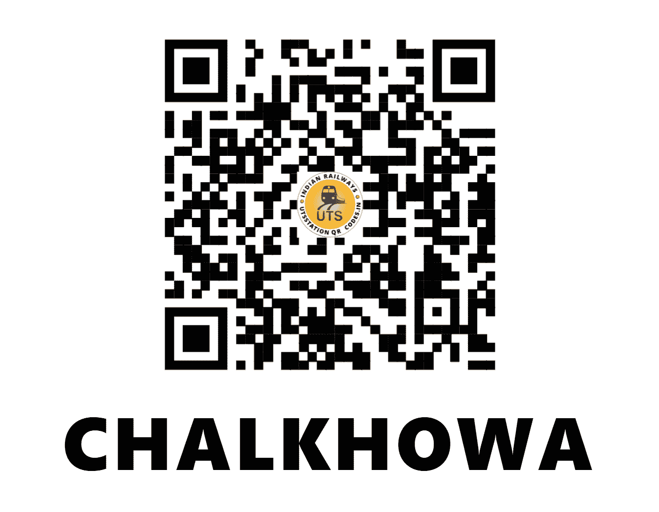 UTS QR Code for CHALKHOWA - CKW - NF (ASSAM)