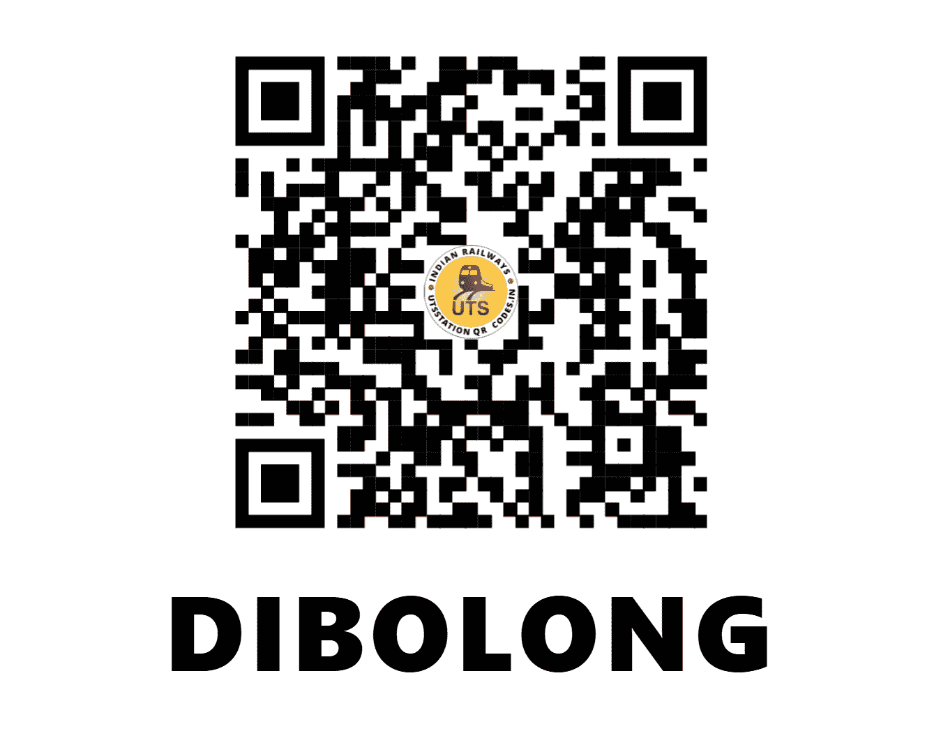 UTS QR Code for DIBOLONG - DBLG - NF (ASSAM)