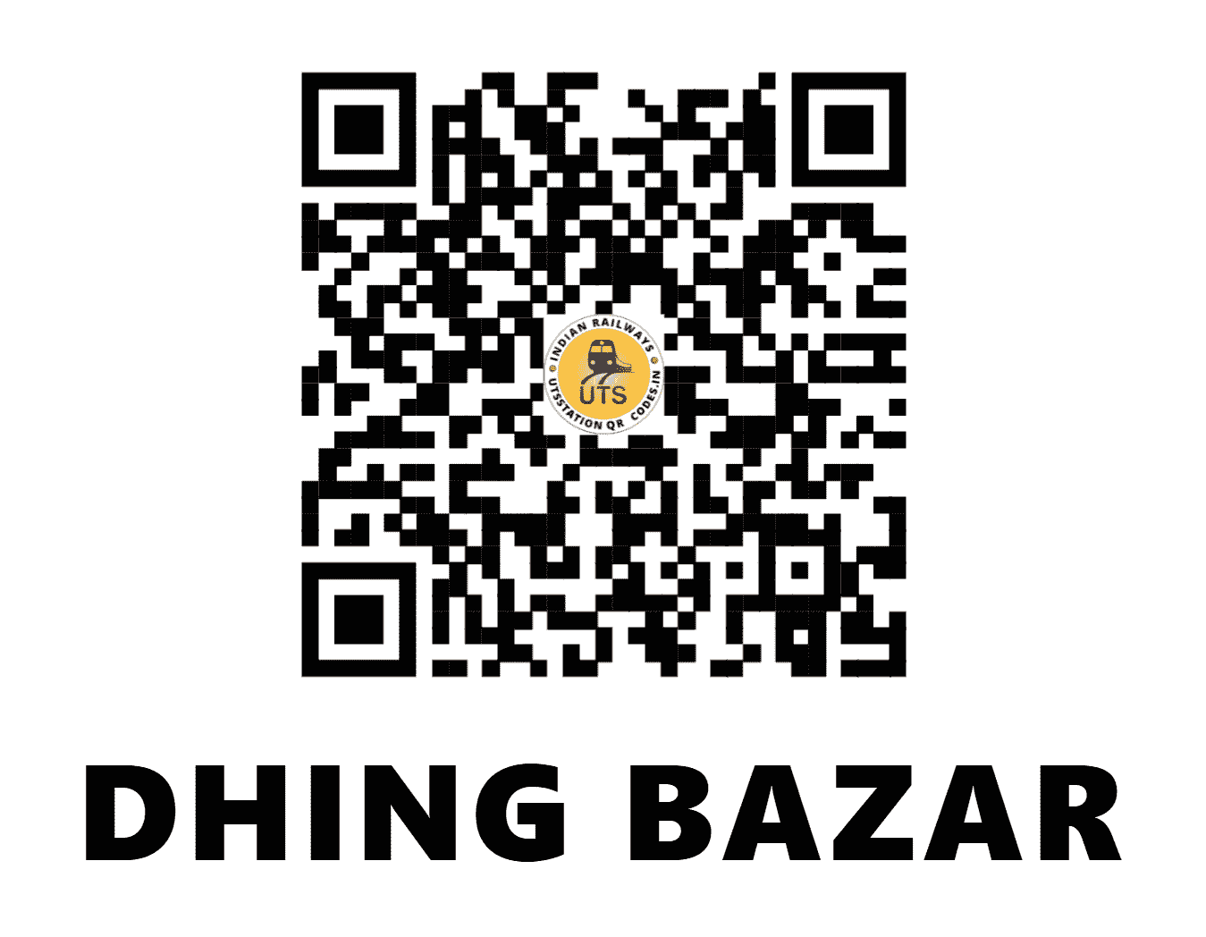UTS QR Code for DHING BAZAR - DBZ - NF (ASSAM)
