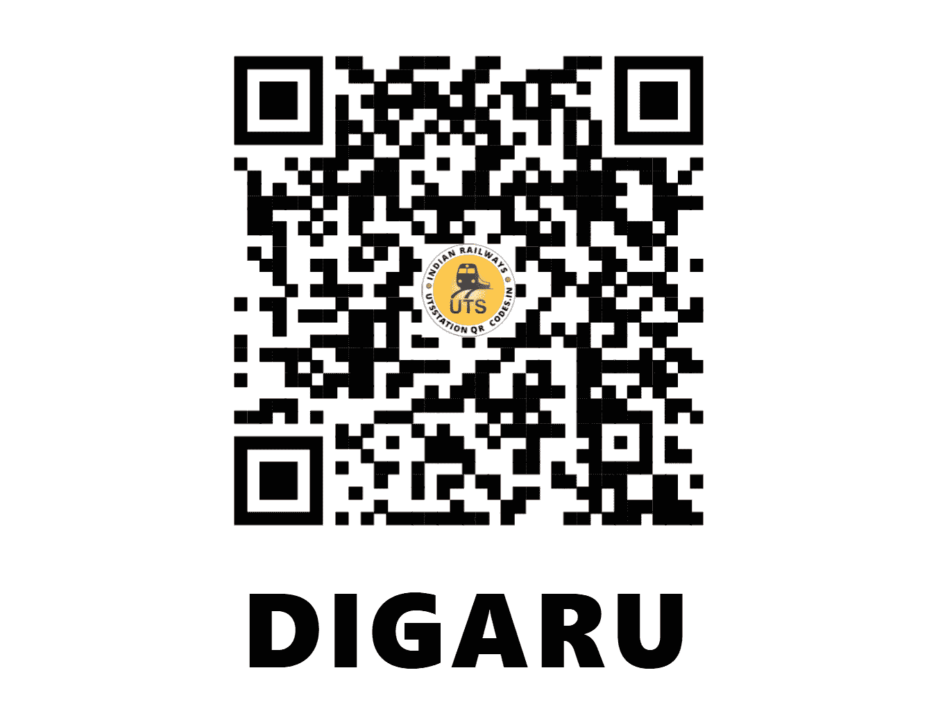UTS QR Code for DIGARU - DGU - NF (ASSAM)