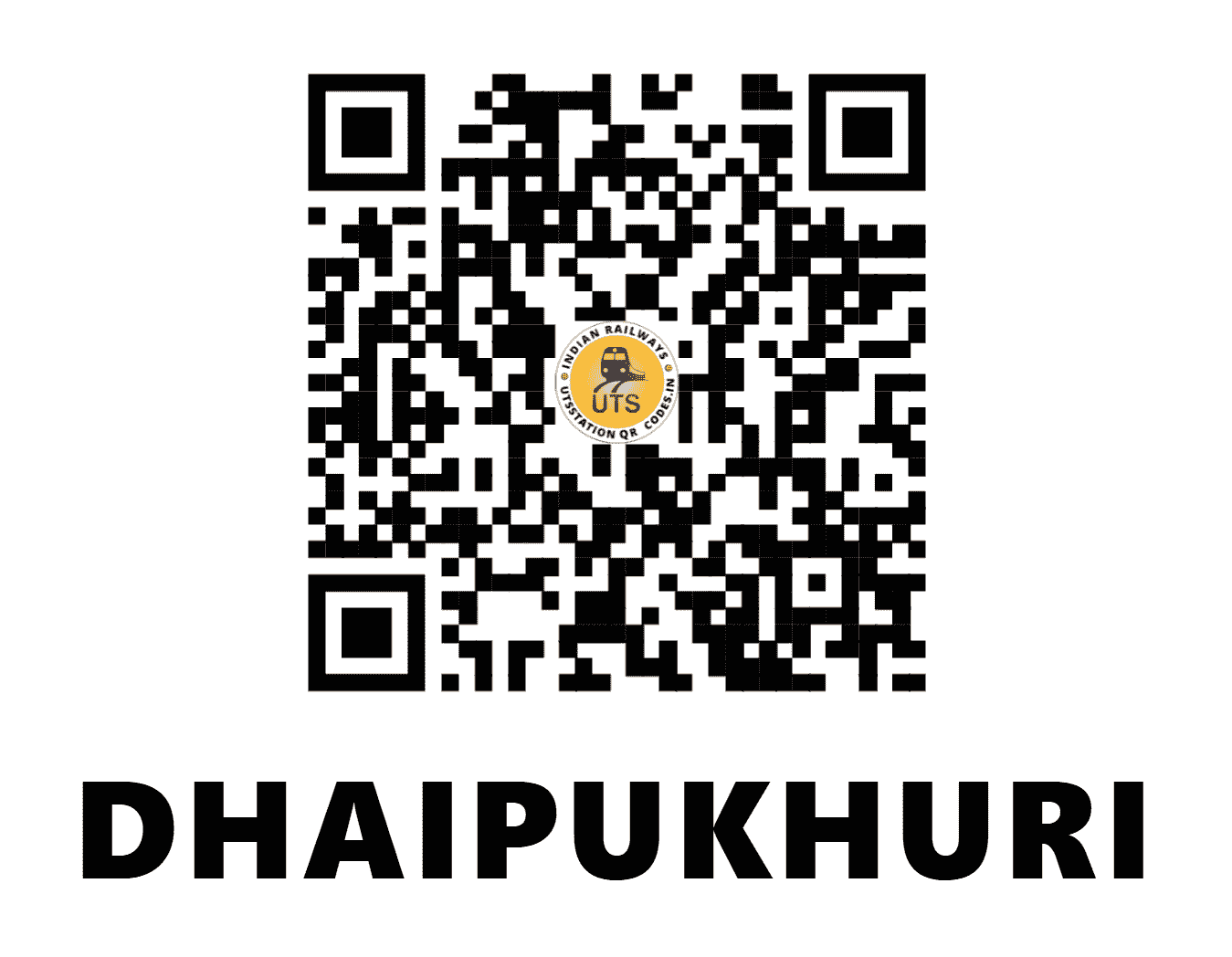 UTS QR Code for DHAIPUKHURI - DHRY - NF (ASSAM)