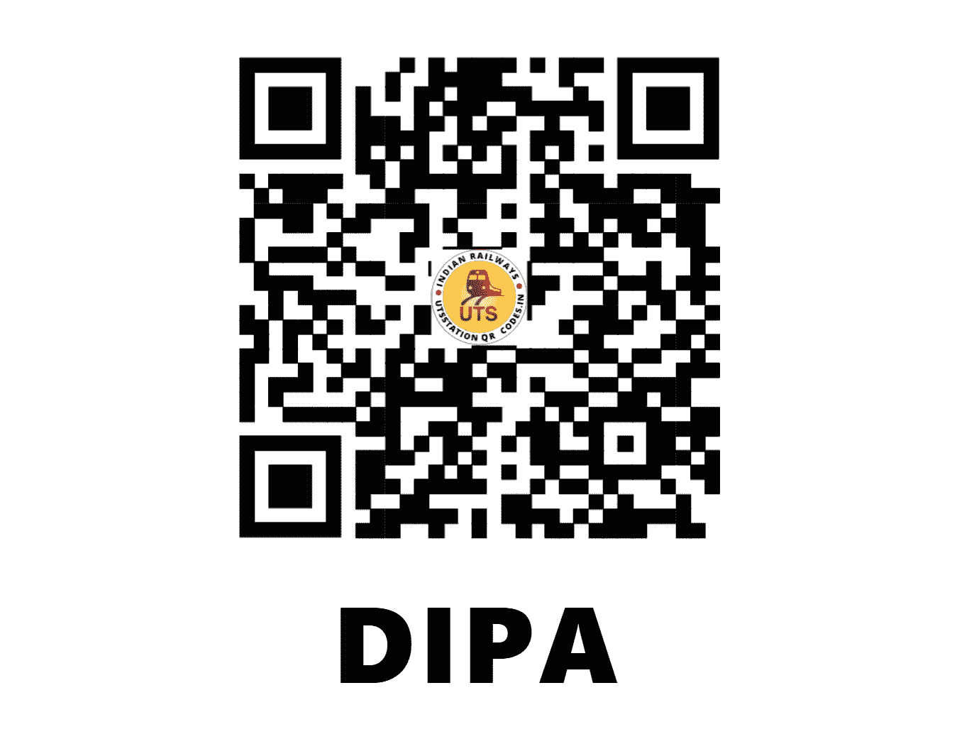 UTS QR Code for DIPA - DIPA - NF (ASSAM)