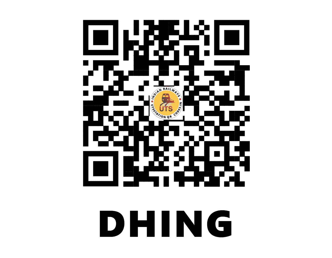 UTS QR Code for DHING - DIU - NF (ASSAM)