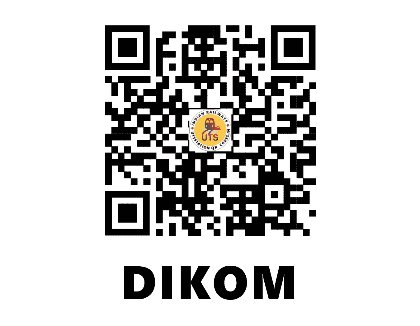UTS QR Code for DIKOM - DKM - NF (ASSAM)