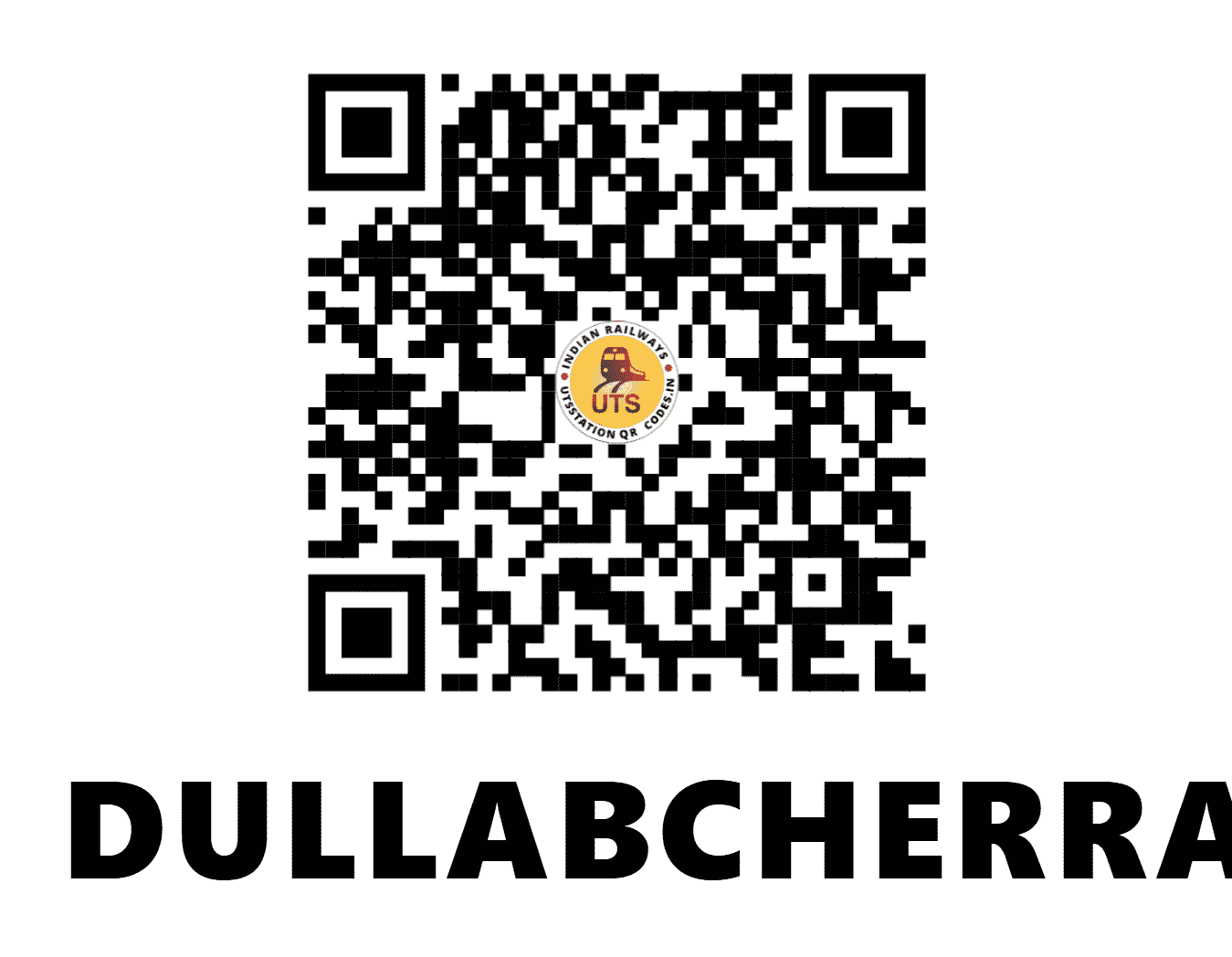 UTS QR Code for DULLABCHERRA - DLCR - NF (ASSAM)