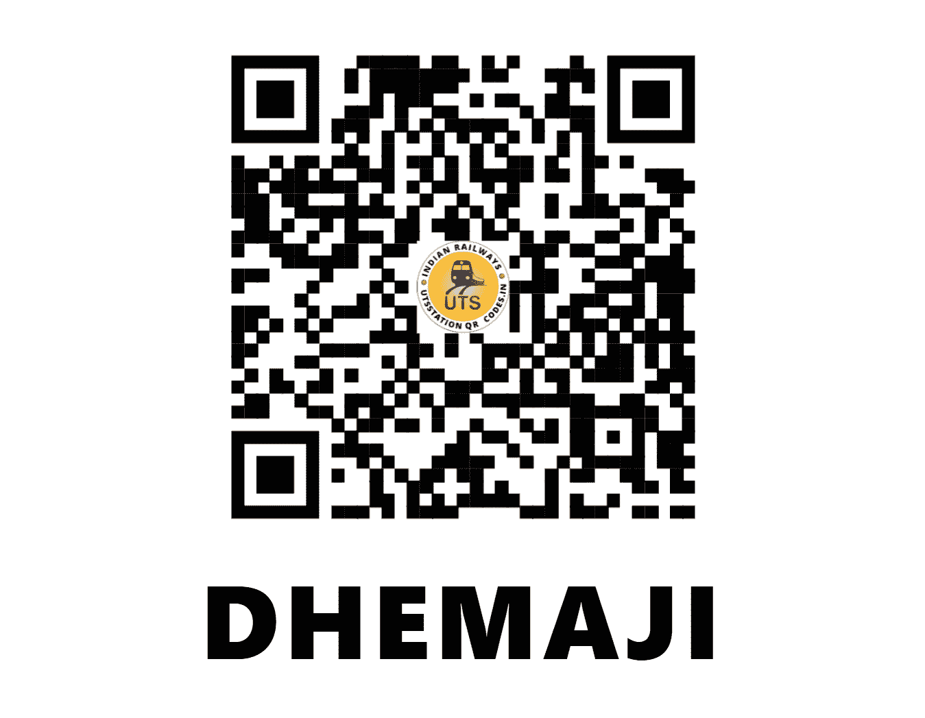 UTS QR Code for DHEMAJI - DMC - NF (ASSAM)
