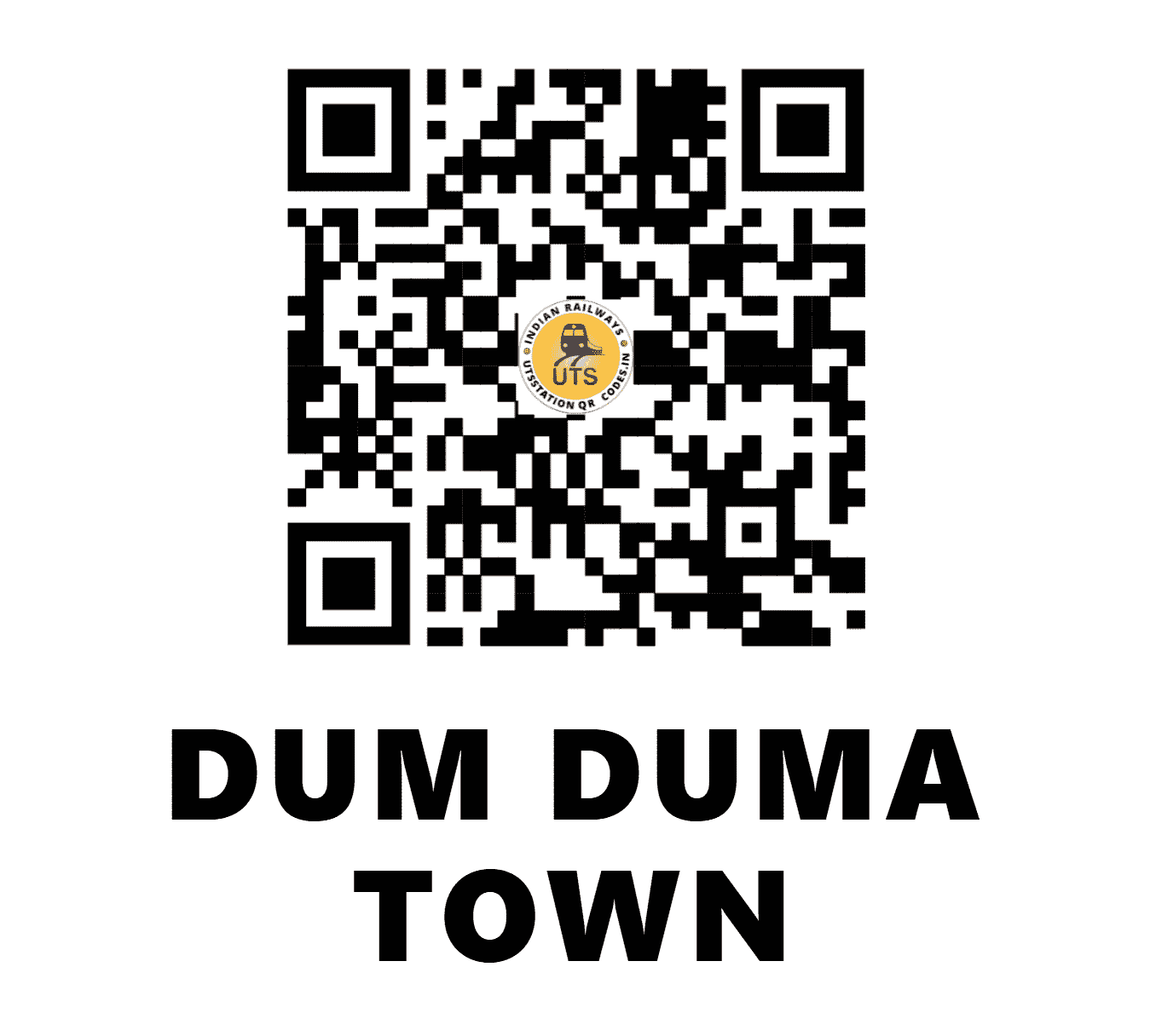 UTS QR Code for DUM DUMA TOWN - DUT - NF (ASSAM)