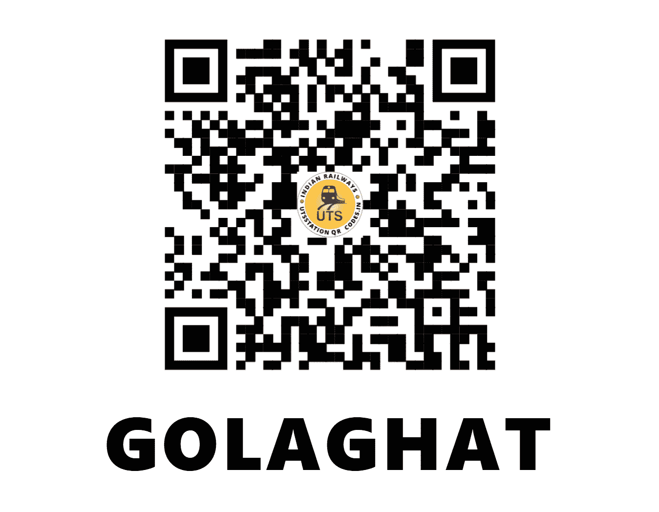 UTS QR Code for GOLAGHAT - GLGT - NF (ASSAM)