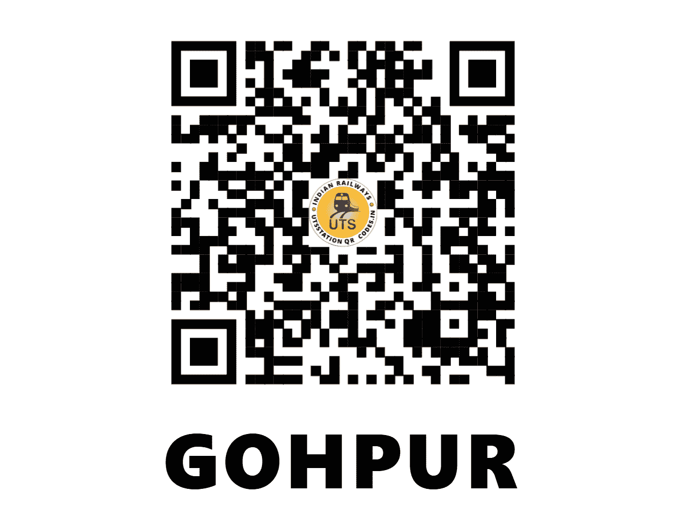 UTS QR Code for GOHPUR - GPZ - NF (ASSAM)