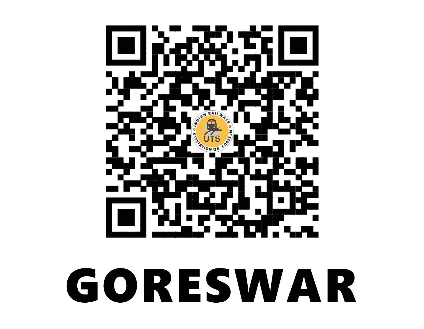 UTS QR Code for GORESWAR - GVR - NF (ASSAM)