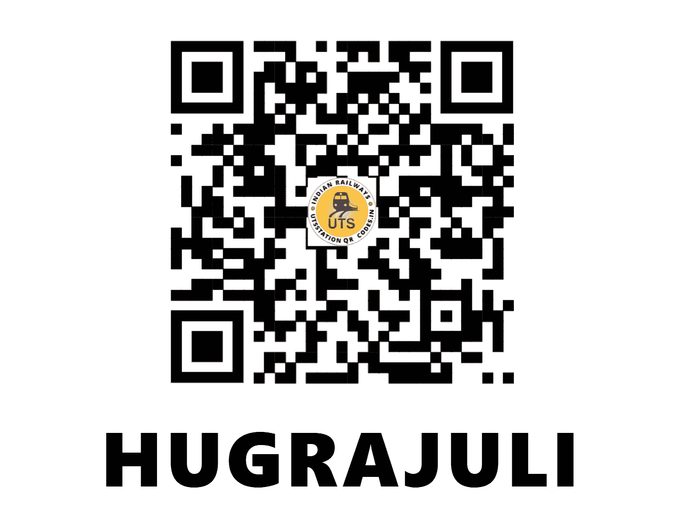 UTS QR Code for HUGRAJULI - HJLI - NF (ASSAM)
