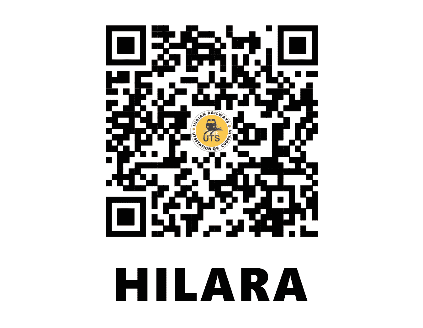 UTS QR Code for HILARA - HLX - NF (ASSAM)