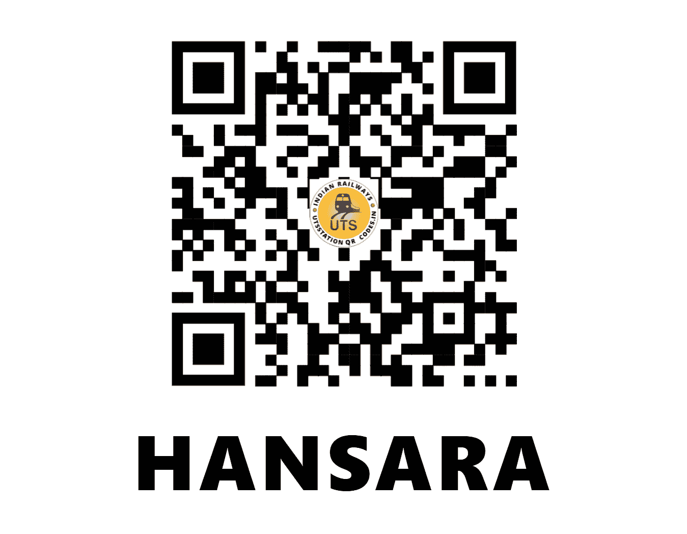 UTS QR Code for HANSARA - HNR - NF (ASSAM)