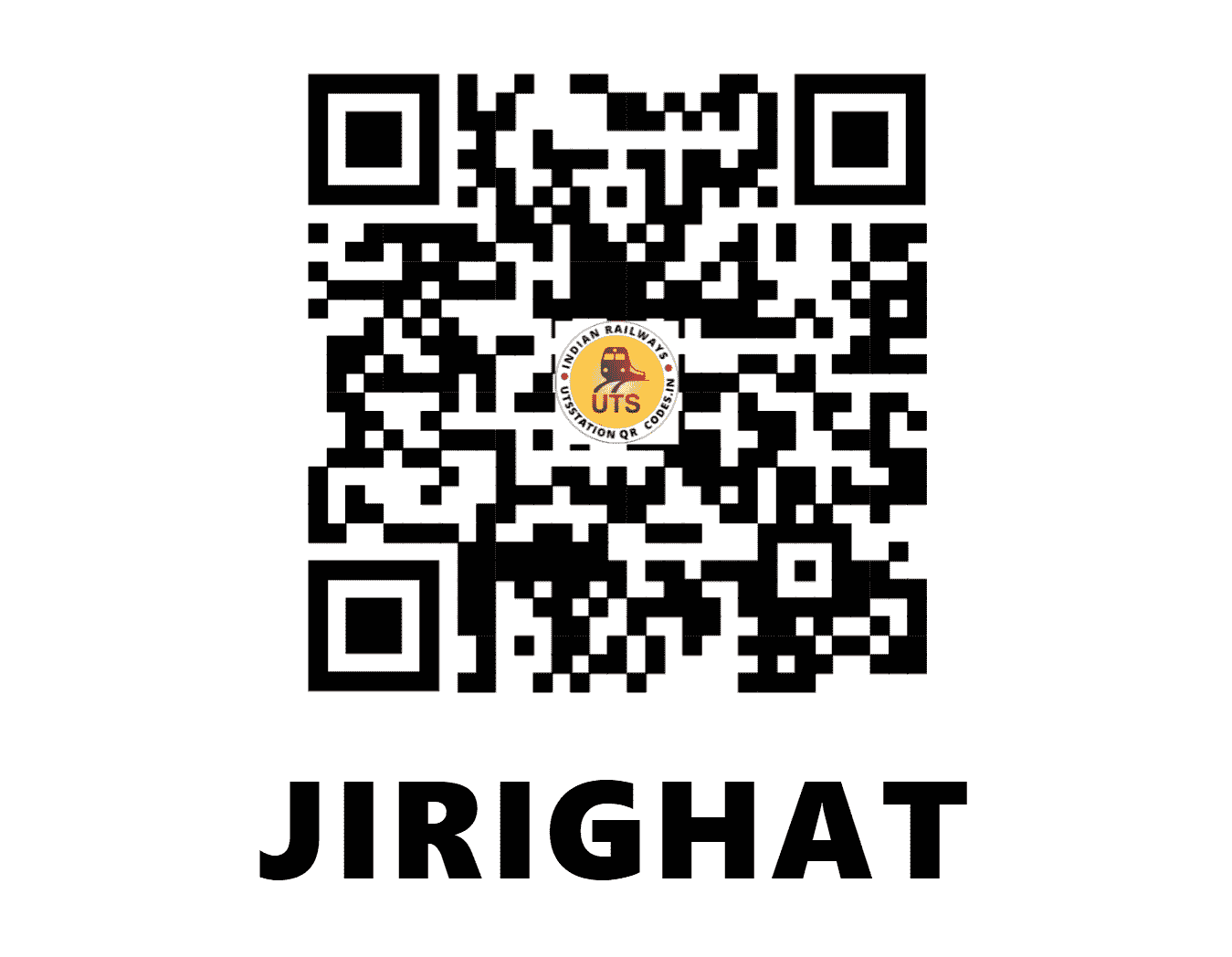 UTS QR Code for JIRIGHAT - JIGT - NF (ASSAM)