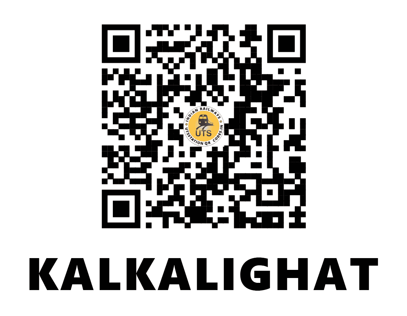 UTS QR Code for KALKALIGHAT - KKGT - NF (ASSAM)