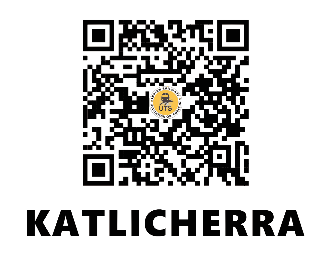 UTS QR Code for KATLICHERRA - KLCR - NF (ASSAM)