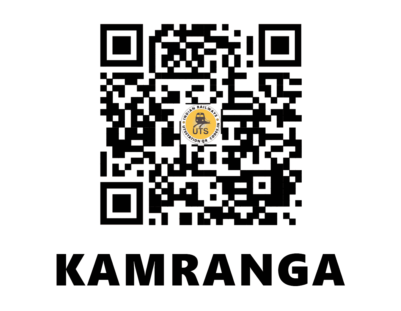UTS QR Code for KAMRANGA - KMNG - NF (ASSAM)