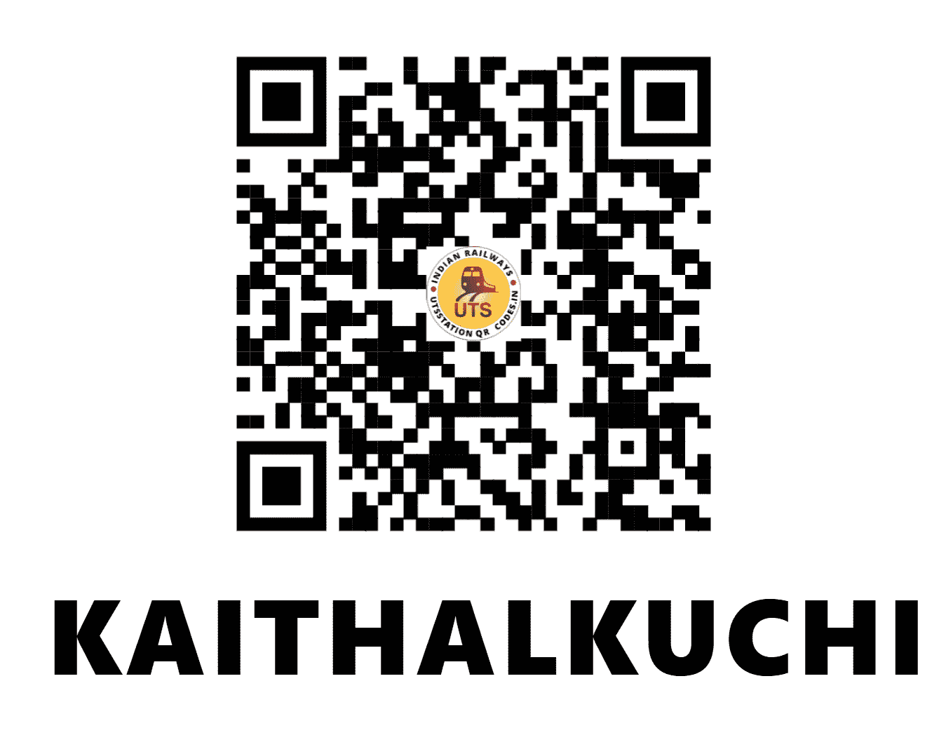 UTS QR Code for KAITHALKUCHI - KTCH - NF (ASSAM)