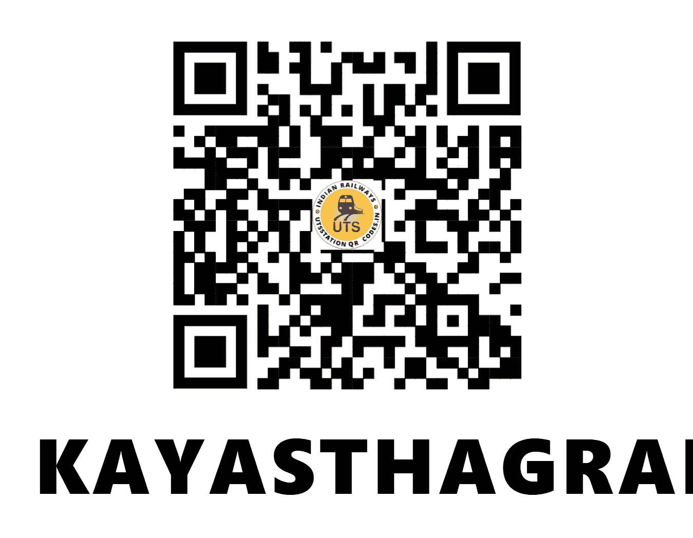 UTS QR Code for KAYASTHAGRAM - KTGM - NF (ASSAM)